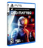 Game box for 'Red Matter 2' on PS5 with an astronaut in space suit on cover
