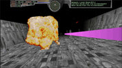 Screenshot of a video game with a large explosion and a player character holding a weapon.