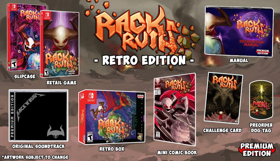 Rack N Ruin Retro Edition Premium Edition Games Switch – Bazaar