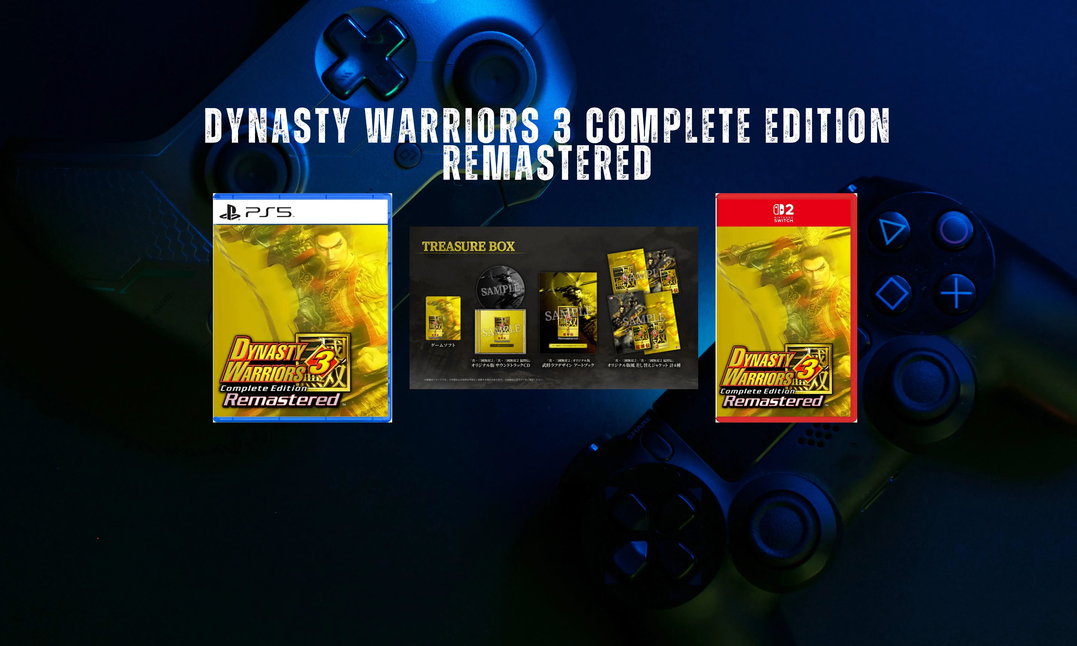 Dynasty Warriors 3 Complete Edition Remastered — Import Now Available