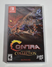Contra Anniversary Collection game case for Nintendo Switch on a white background