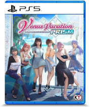 Game box for 'Venus Vacation' featuring animated characters on a beach.