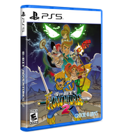 PS5 game console packaging with '8-Bit Adventures 2' artwork on a white background