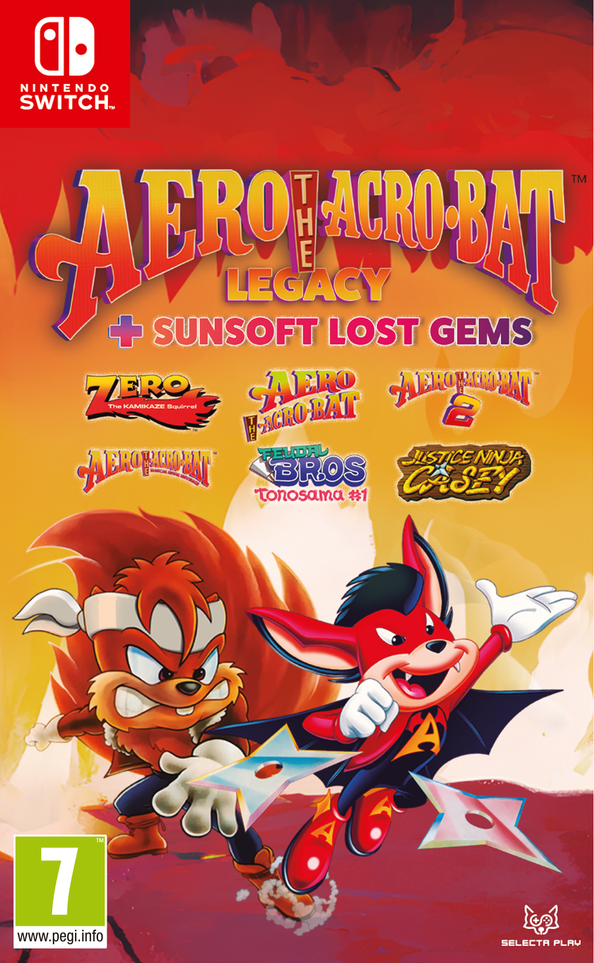 Aero The Acro Bat Legacy + Sunsoft Lost Gems Edition Switch