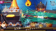Screenshot of a video game with a character and enemy in a combat scene.