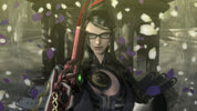 Character with a bow and arrow in a fantasy setting with flowers falling