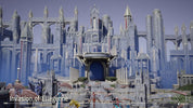 Fantasy cityscape with towering structures and people in front, labeled 'Invasion of Ellegemme'.