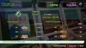 Game screen showing Capcom CASPO status with player statistics and game interface elements.