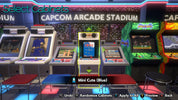 Capcom Arcade Stadium with vintage arcade machines and a selection interface.