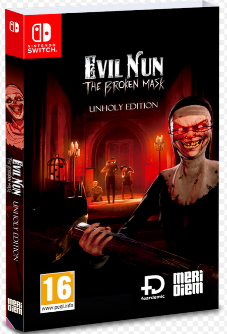 Evil Nun The Broken Mask Unholy Edition Nintendo Switch physical release
