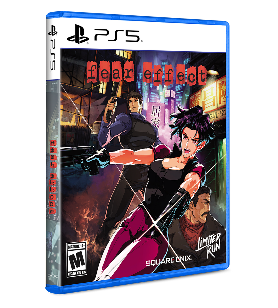 PlayStation 5 game case for 'Neon Effect' with anime-style artwork on a white background