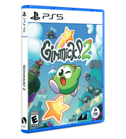 PlayStation 5 game case for 'Gimmick! 2' with colorful design and character on a white background