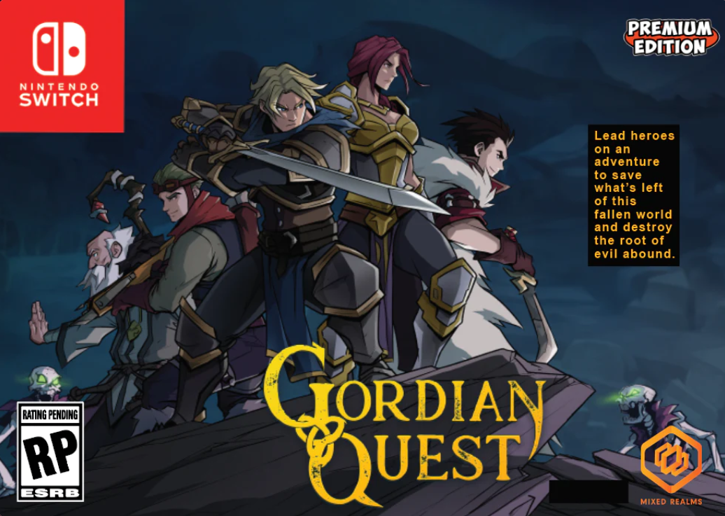 Gordian Quest Retro Edition Switch