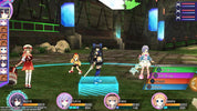 Screenshot of a video game with characters and interface elements in a sci-fi setting.