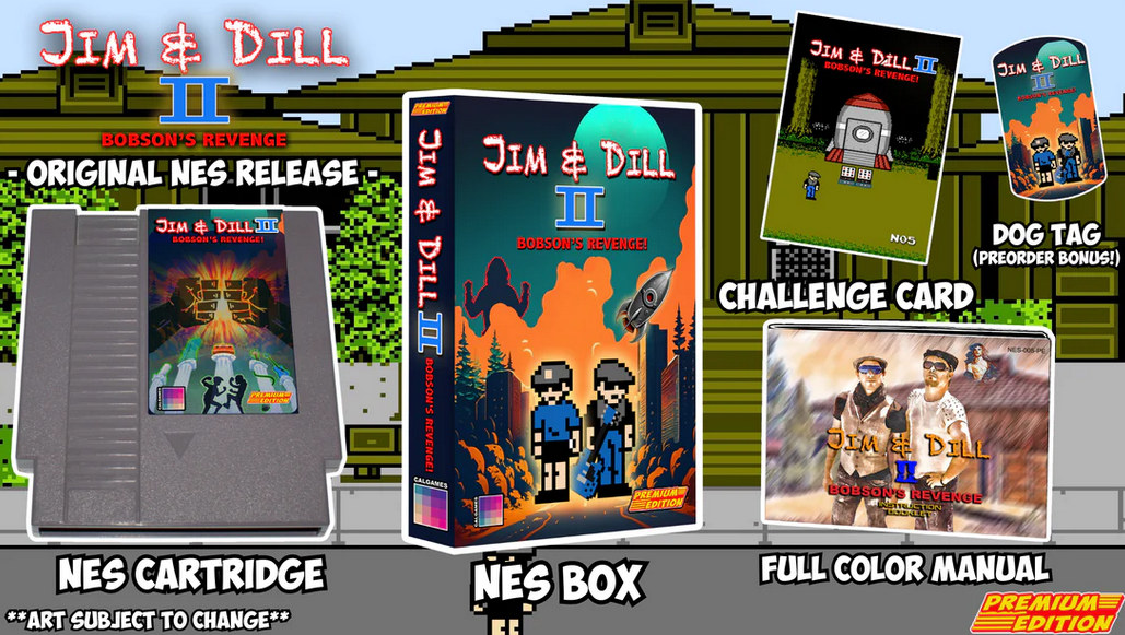 Jim DillII Bobsons Revenge NES Standard Silver