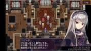 Character in a dark fantasy setting with a dialogue box in the bottom left corner.