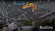 Screen from the game 'Lost Eidolons' showing a character with a bow and arrow in a combat scenario.