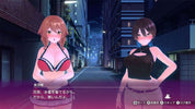 Two animated characters standing on a street at night.