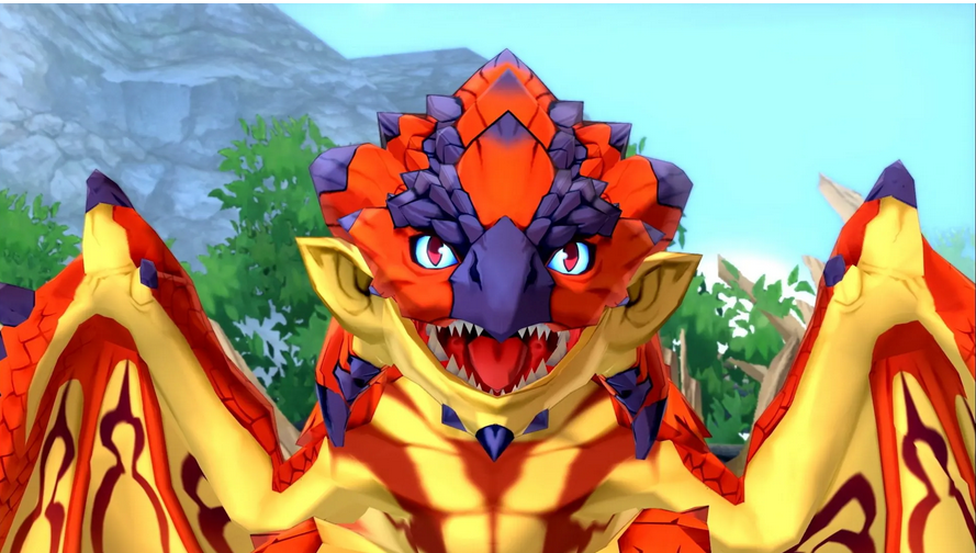 Monster Hunter Stories Dragon scene