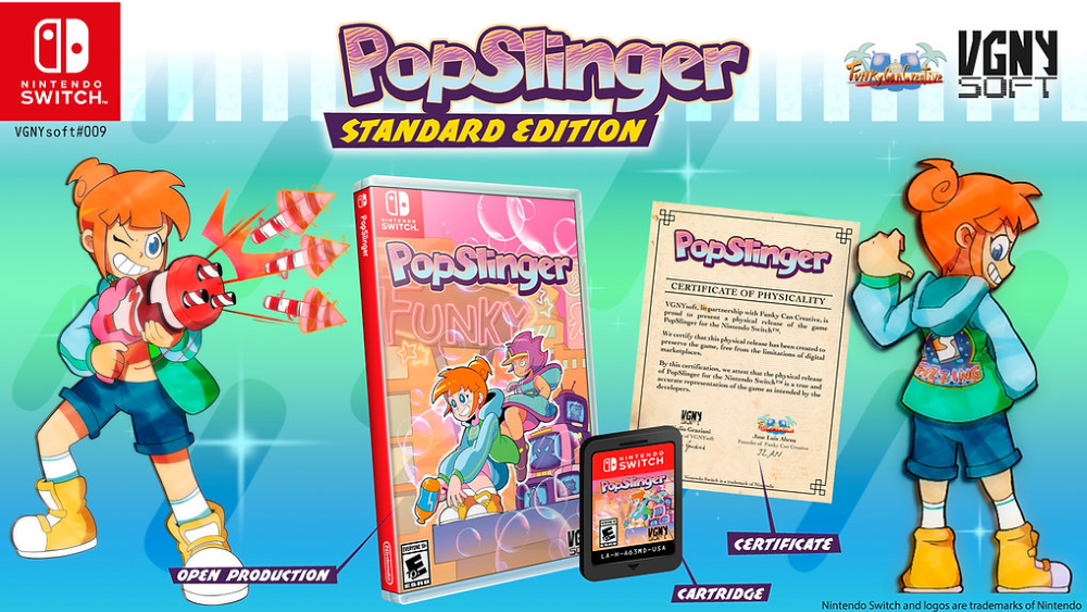 PopSlinger Standard Edition Nintendo Switch Physical Edition 