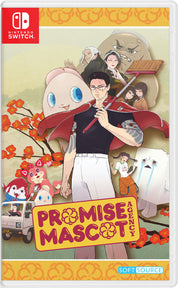 Game cover for 'Promise Mascot' on Nintendo Switch with animated characters and a red banner.