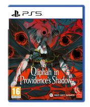 Game cover for 'Olyphah in Providence's Shadow' on PS5 with stylized artwork and game logo.