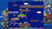Screenshot of a retro-style video game level with platforms and characters.
