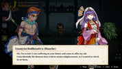 Two animated characters in a dark setting with text box displaying dialogue.