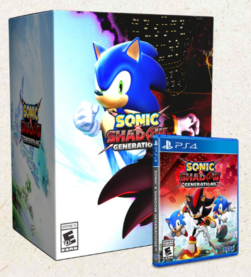 SONIC X SHADOW GENERATIONS Collector's Edition physical release PlayStation 4