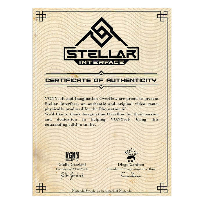 Stellar Interface Standard Edition PlayStation 5