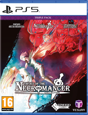 Triple pack of 'Sword of the Necromancer' game collection with PlayStation 5 logo.
