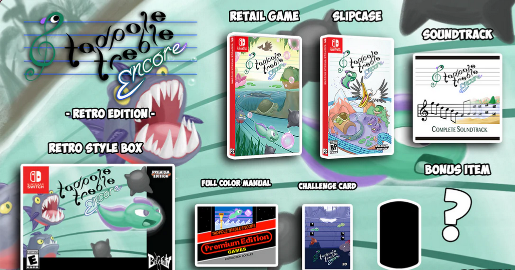 Tadpole Treble Encore Retro Edition Switch