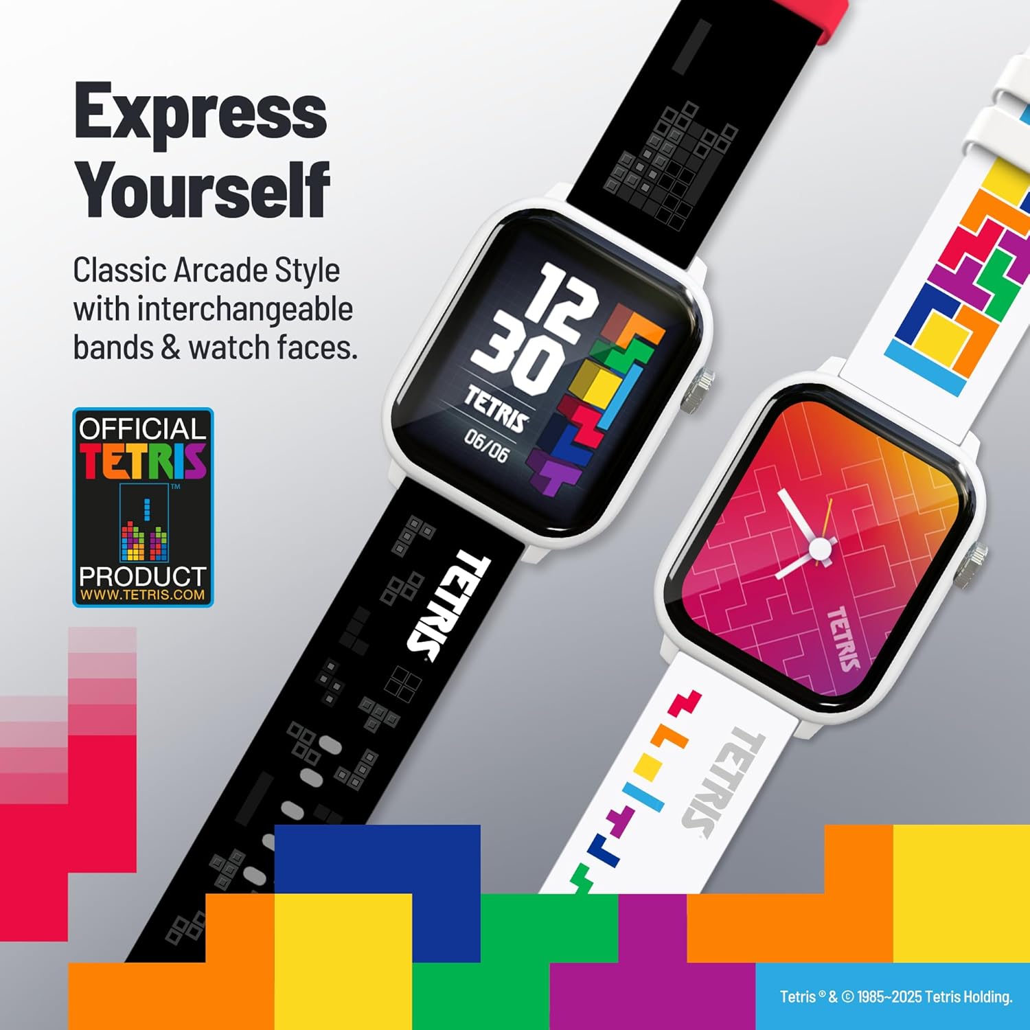 Tetris Retro Gaming Smartwatch