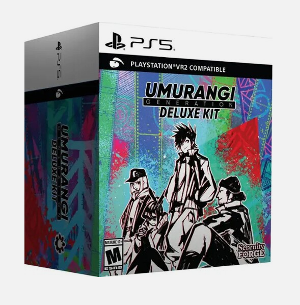 PlayStation 5 Umurangi Deluxe Kit packaging with anime-style artwork on a colorful background.
