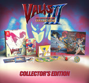 Vallel II Collector's Edition packaging with game cases and artwork on a colorful background