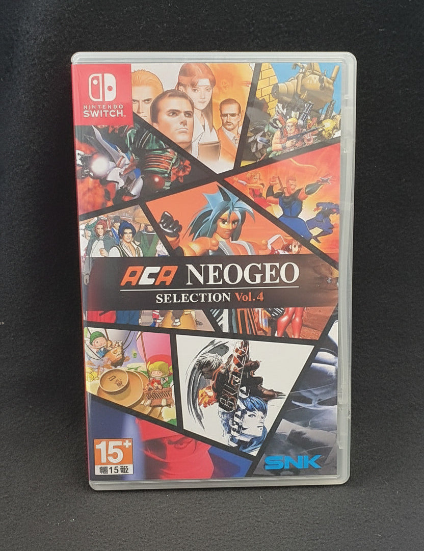 ACG NeoGeo Selection Vol. 4 game case on a black background