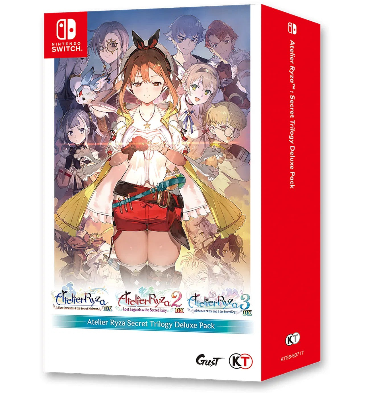 Atelier Ryza Secret Trilogy Deluxe Pack for Nintendo Switch on a white background