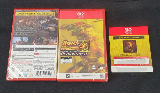 Dynasty Warriors 3 Complete Edition Remastered Std Switch 2