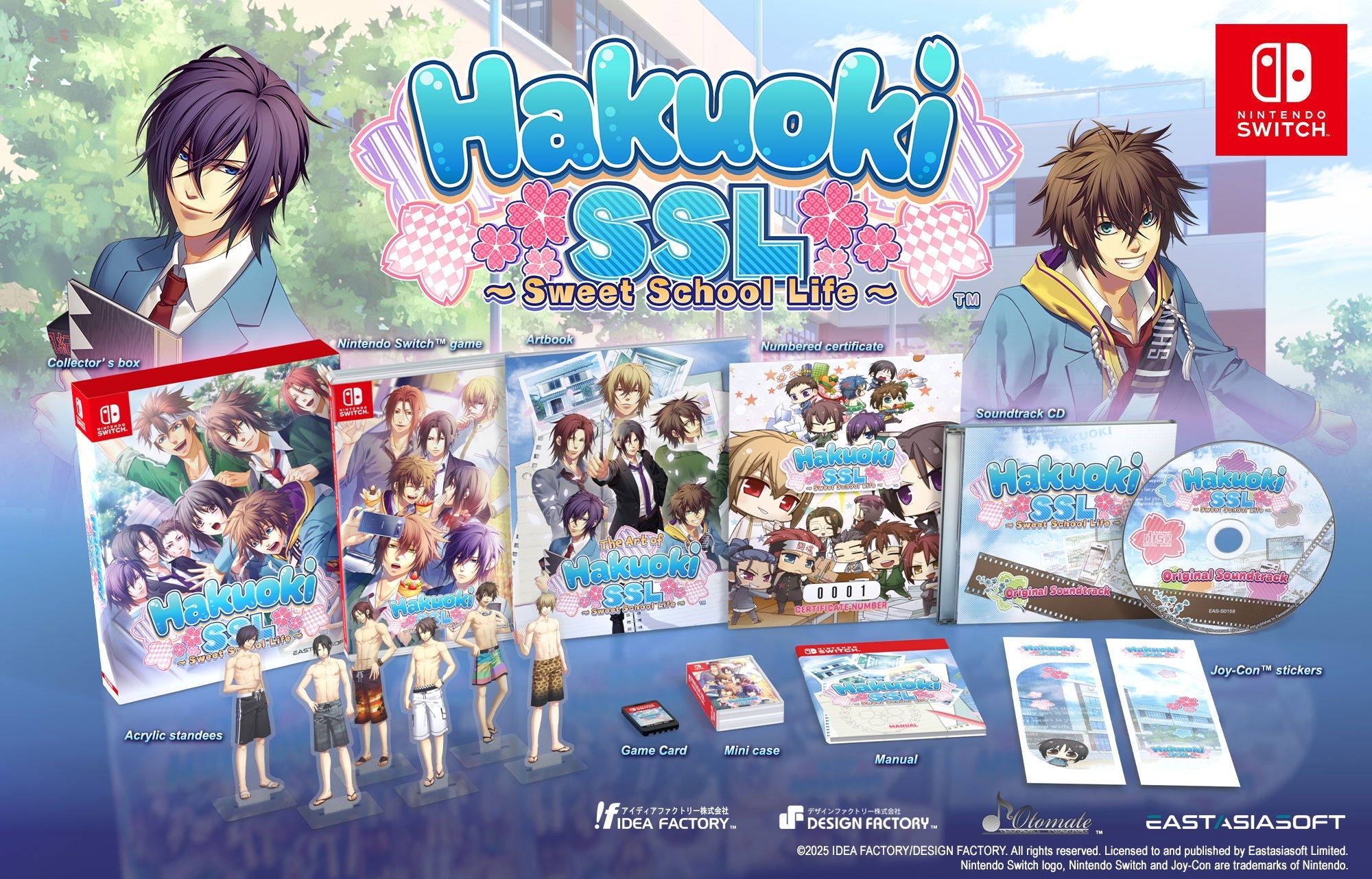 Hakuoki SSL Sweet School Life Limited Edition Switch 