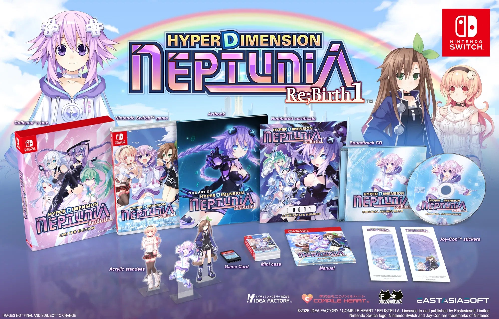 Hyperdimension Neptunia Re Birth1 Limited Edition Switch 