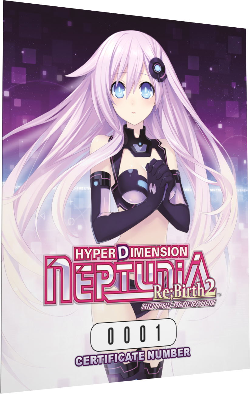 Hyperdimension Neptunia Re Birth2 SISTERS GENERATION Limited Edition 
