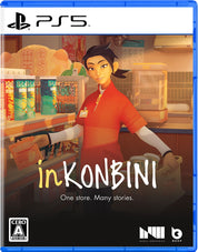 PlayStation 5 game case for 'inKONBINI' with character and store setting.