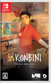 Game cover for 'inKONBINI' on Nintendo Switch with a character in a convenience store.