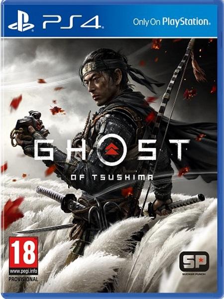 Ghost of Tsushima PS4 front cover