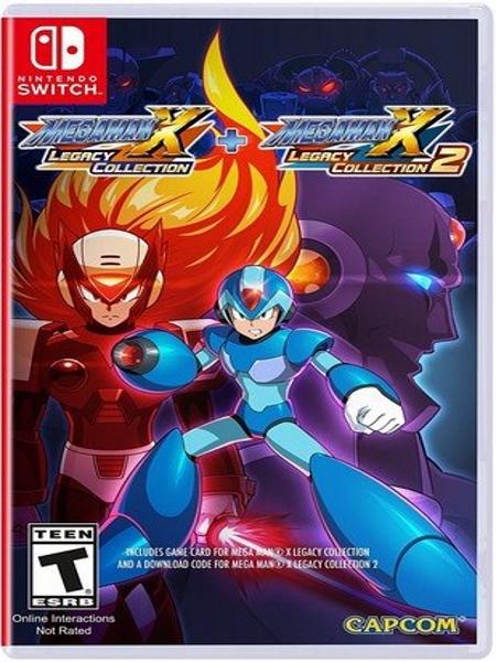 Mega Man X Legacy Collection 1+2 NSW front cover