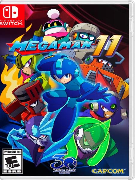Mega Man 11 NSW front cover