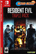 Load image into Gallery viewer, Resident-Evil-Triple-Pack-NSW-front-cover-bazaar-bazaar
