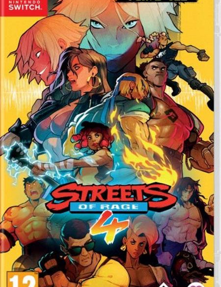 Streets Of Rage 4 NSW front cover