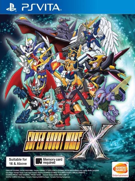 Super Robot Wars X (English Subs) PSV front cover