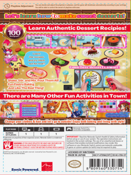 Waku Waku Sweets NSW back cover